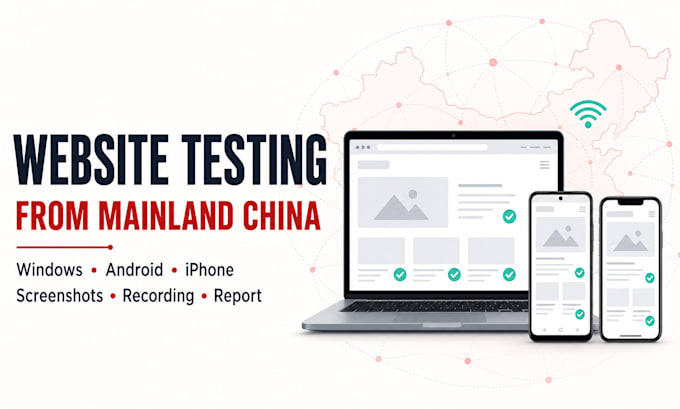 test your website accessibility and user experience from mainland china