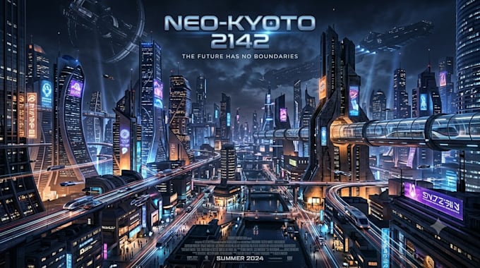 do professional ai art and cinematic poster design