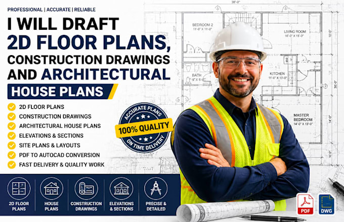 draft 2d floor plans construction drawings and architectural house plans