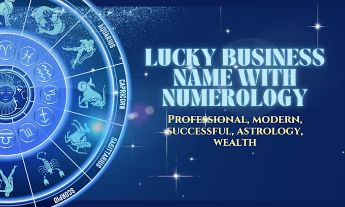 design a lucky high frequency business name using numerology