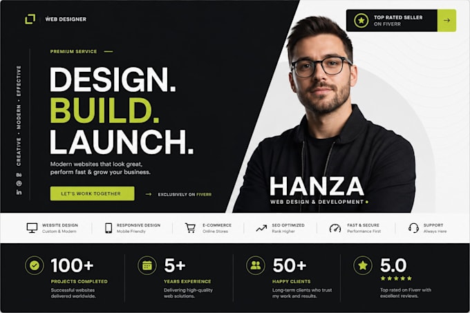 design and develop a modern responsive nodejs website