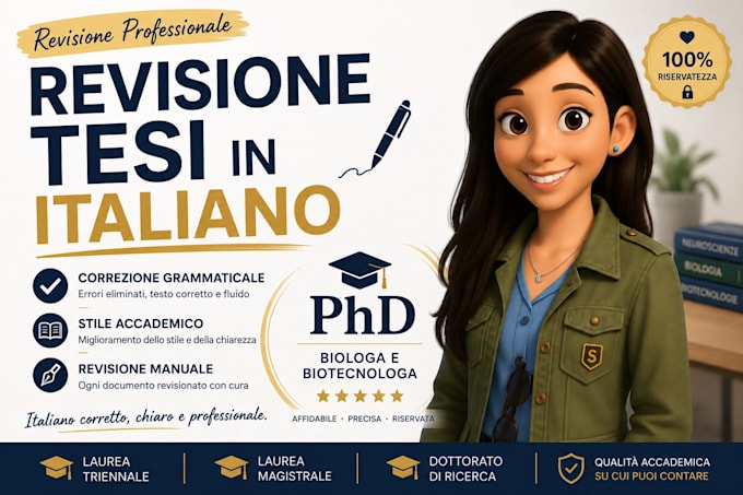 edit your italian thesis and academic paper