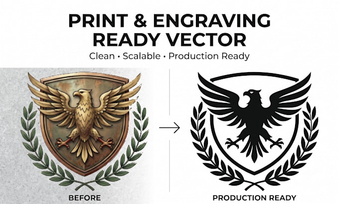 create print and engraving ready vector artwork