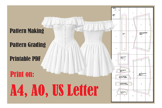 make digital pattern for any kind of cloths