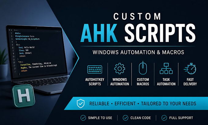 create custom ahk macros and automate any windows task