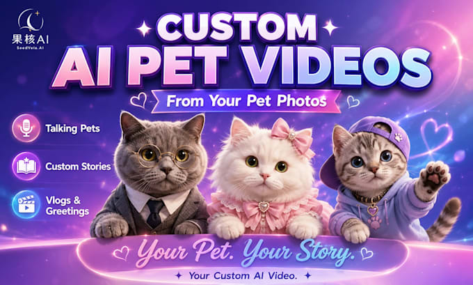 create custom ai pet videos from photos