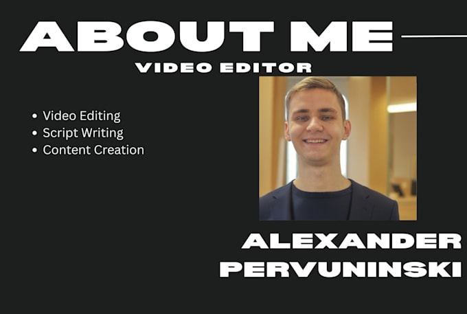 edit your introduction videos