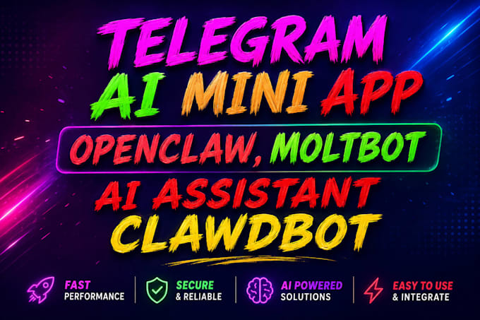 make telegram ai agent mini app bot integrated with openclaw