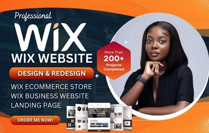 redesign and develop a professional wix website or landing page