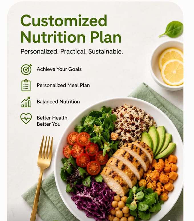 create a customized nutrition plan for your lifestyle