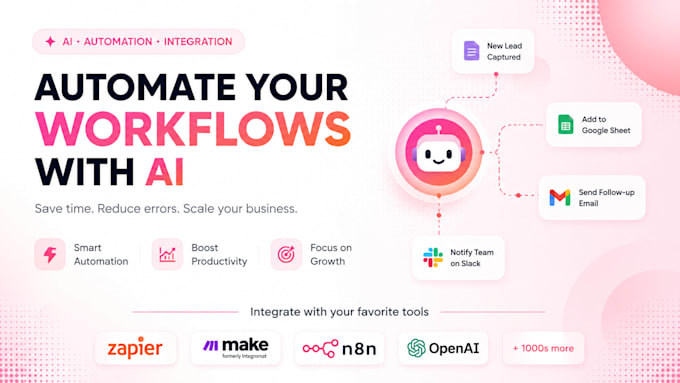 build ai agents and automations using n8n make and zapier