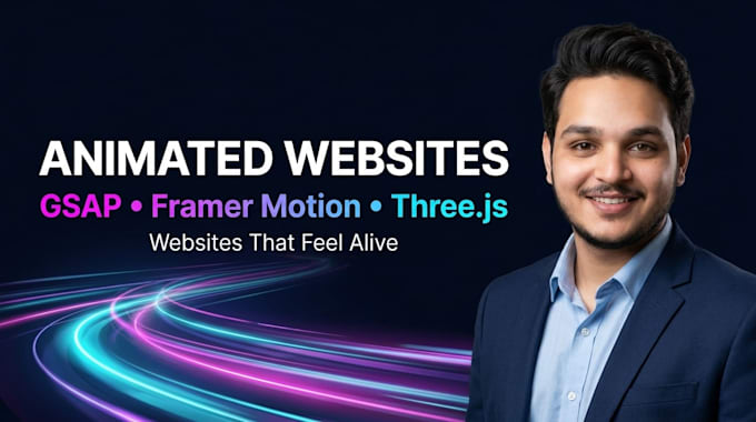 design a modern animated website with gsap and framer motion
