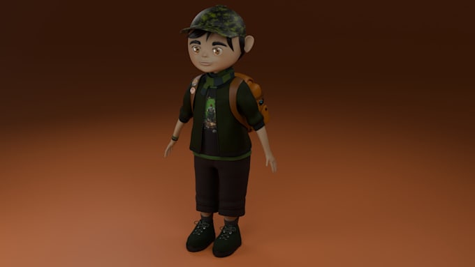 model and rig stylized 3d characters