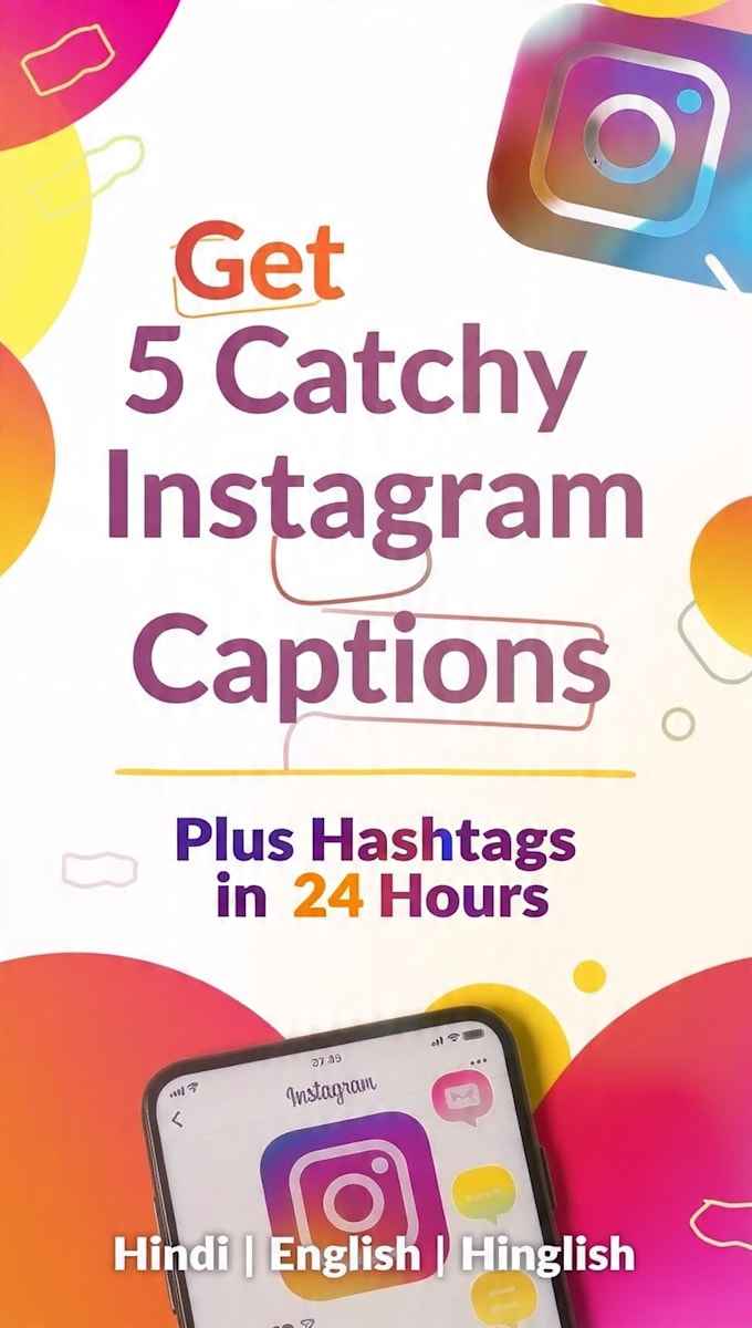write viral instagram caption in hindi and english