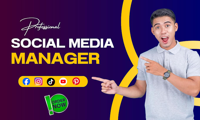 be your social media marketing manager