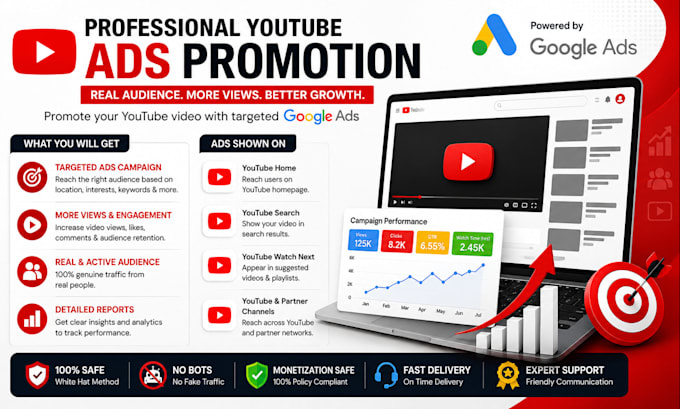 promote your youtube video with google ads