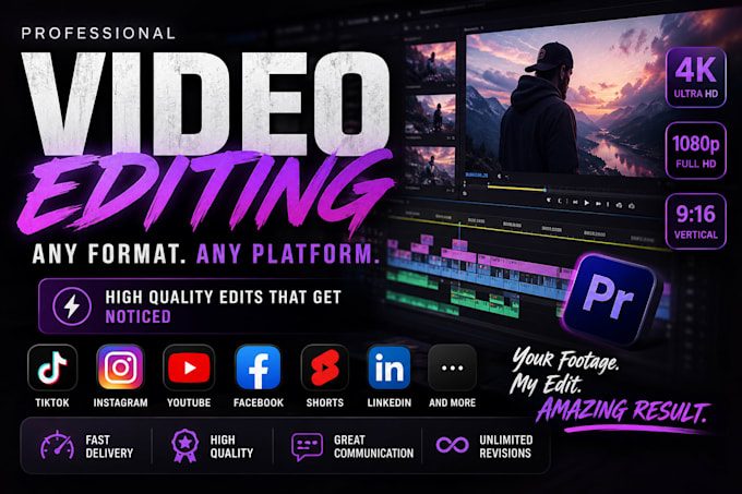 do professional video editing
