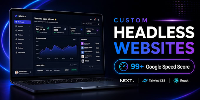 create cms and ai headless websites with optimized speed