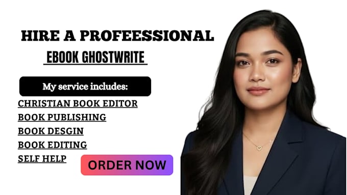 ghostwrite christian ebook,  editor publishing, self help