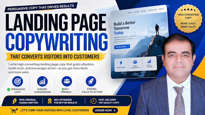 write persuasive landing page copy