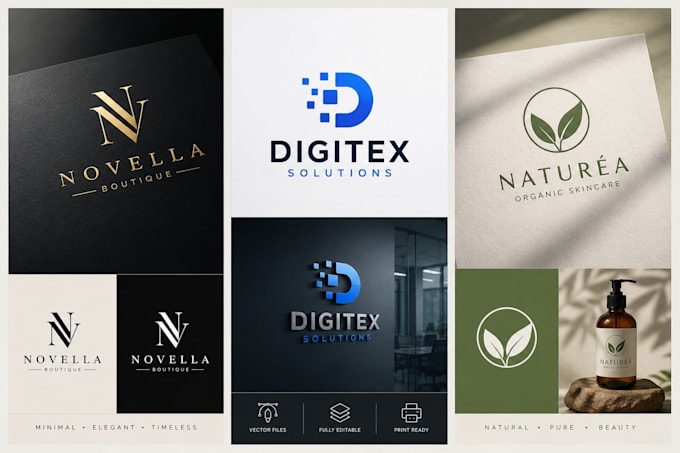 design a modern minimalist business logo