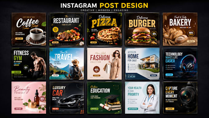 create posters for instagram and facebook