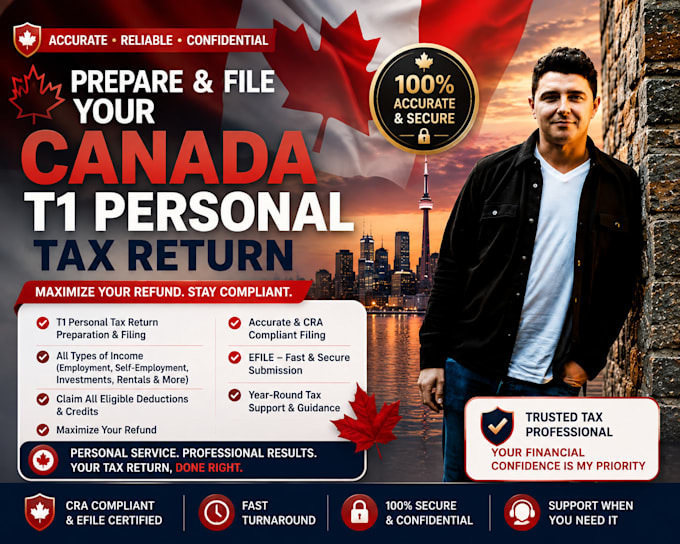 prepare and file your canada t1 personal tax return