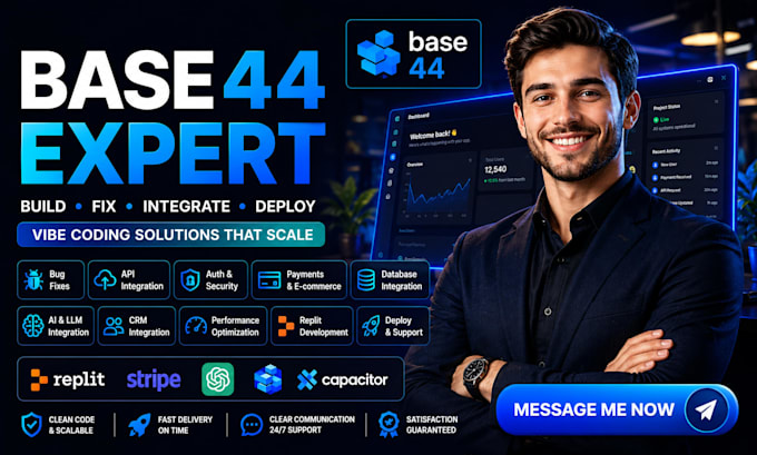 base44 app base44 expert base44 integration vibe coding base44 deployment replit