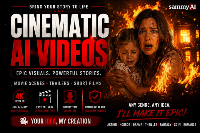 create cinematic ai movie trailers and story videos