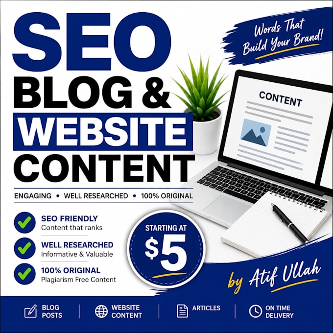 write SEO friendly website content for your business