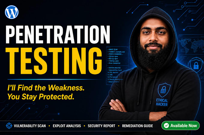 do penetration testing, vulnerability assessment and security testing