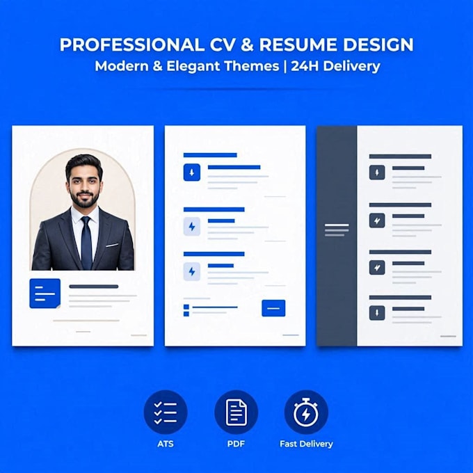 design a professional ats friendly CV and resume