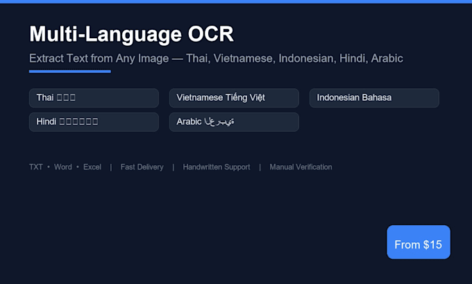 ocr translate thai vietnamese indonesian hindi arabic images