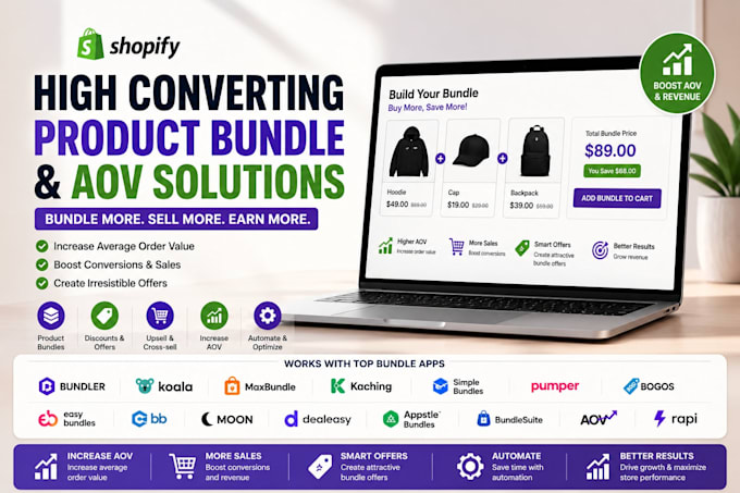 setup shopify product bundles bundler koala maxbundle kaching simple bundles