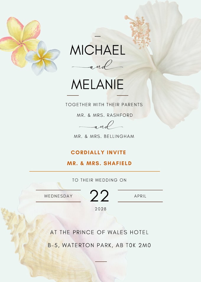 design elegant stationery for weddings, events and businesses