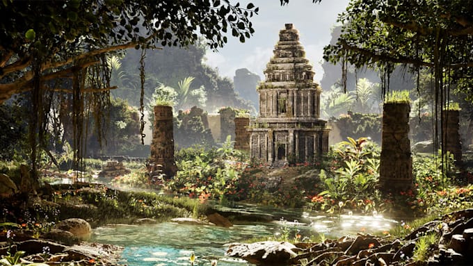 create level, environments and lighting in unreal