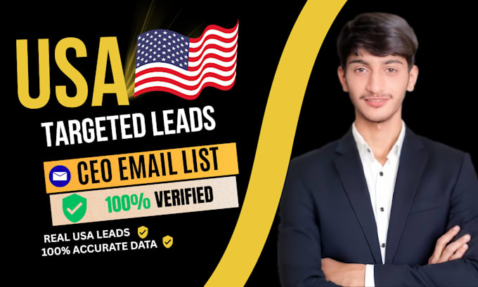 do USA b2b lead generation CEO email list and verified leads