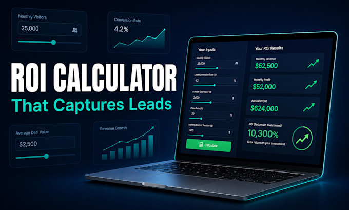 build a custom ROI calculator that captures leads