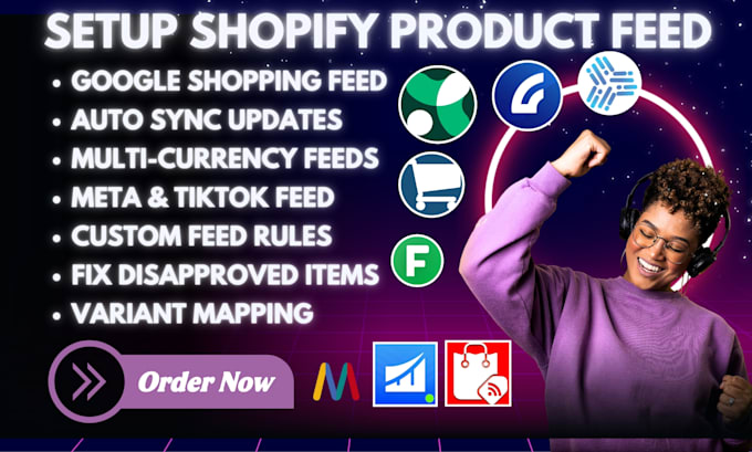 setup shopify product feed multifeed simprosys feedfix feedyio feedhub wixpa