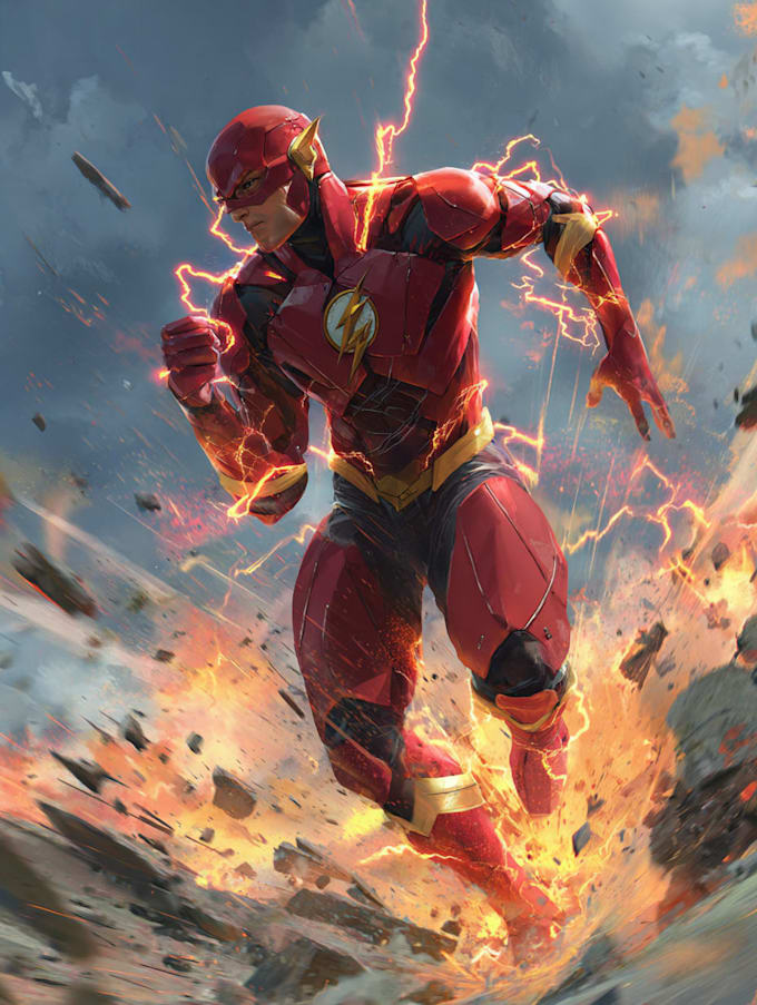 draw a superhero comic
