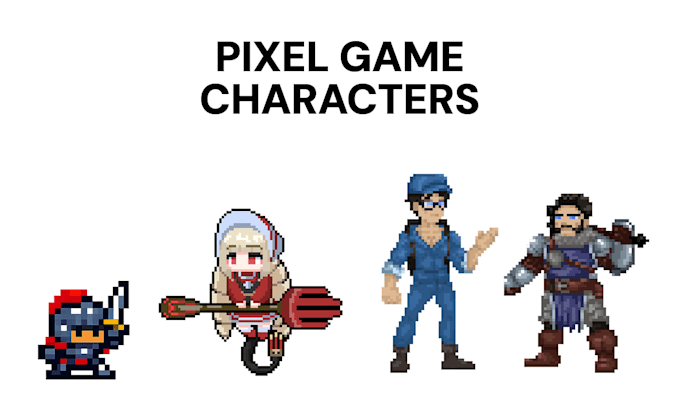 draw pixel art 2d game character pixel art environment, pixel 2d game tilesets