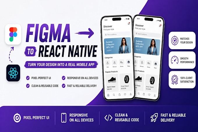 convert your figma design into a react native app