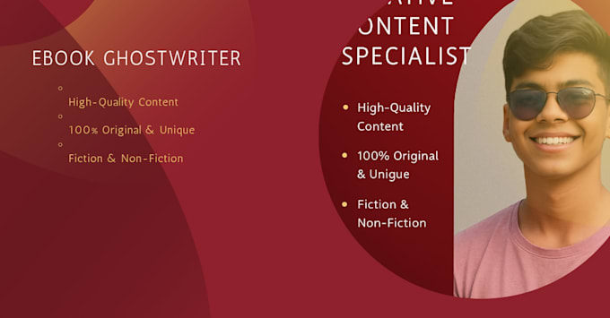 be a professional ebook ghost writer