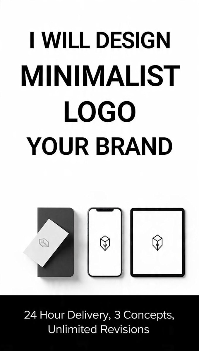 design minimalist logo for your brand