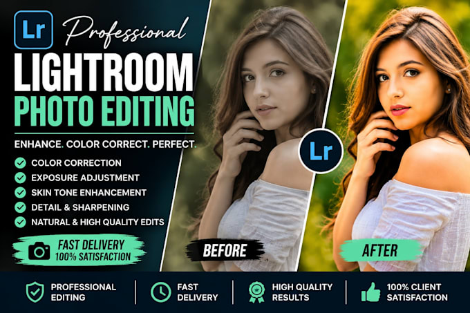 professionally edit photos in adobe lightroom