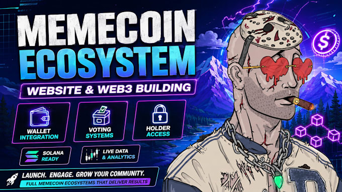 build a solana memecoin ecosystem and interactive website