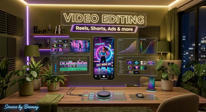 do video editing for reels, shorts, youtube