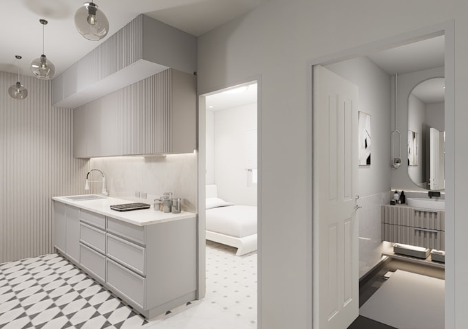 interior design and 3d rendering for residential spaces