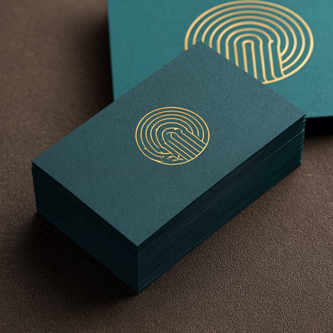 design luxury minimalist business card