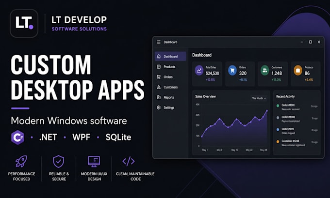 build a modern windows desktop application